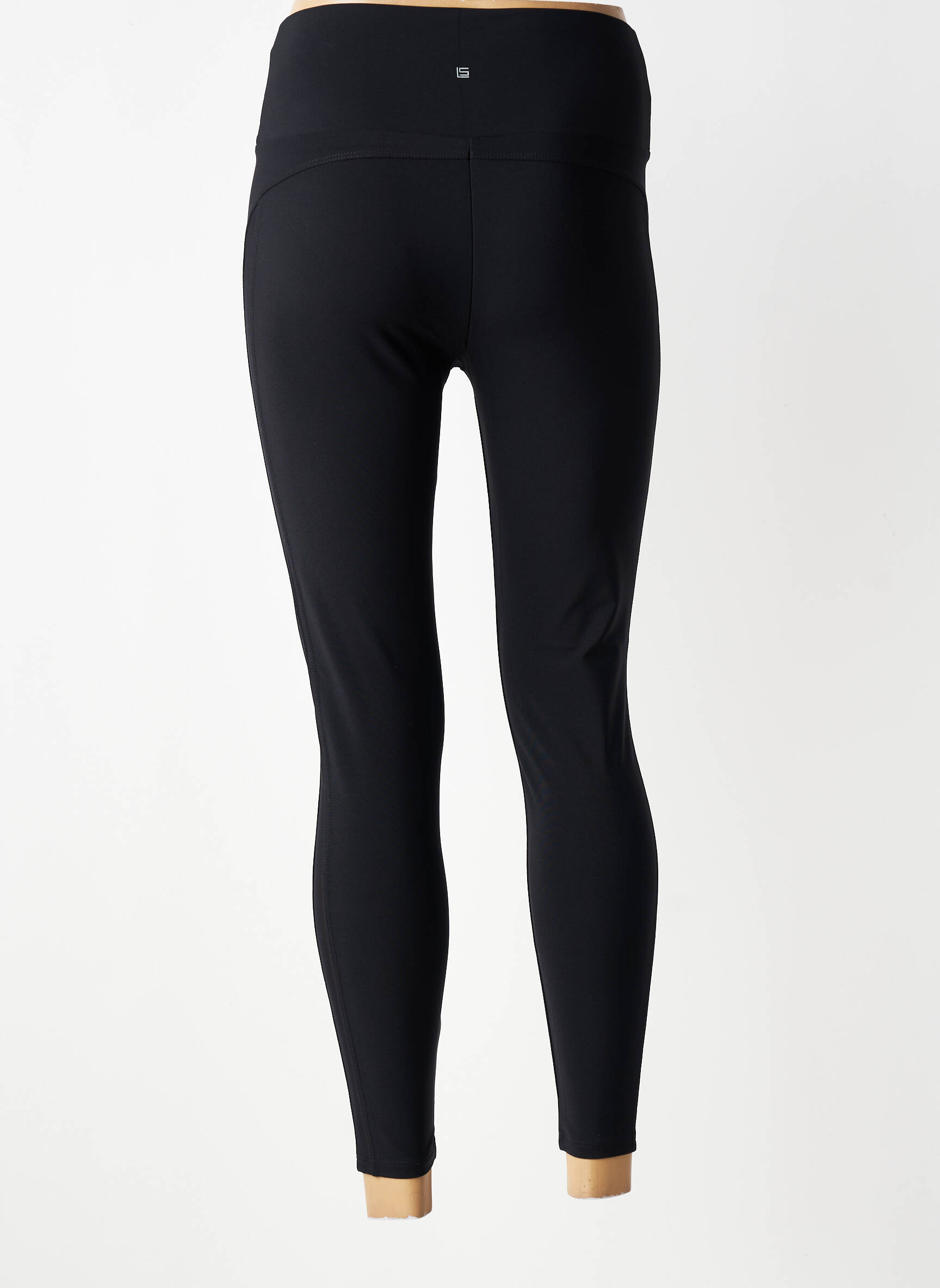 Legging effet matière satinée taille normale noir LANSTON SPORT femme