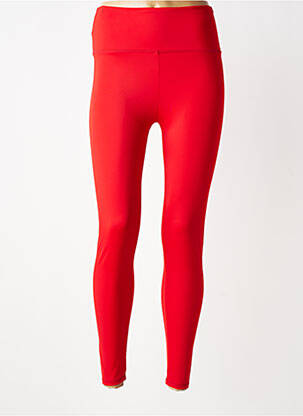 Legging effet matière satinée taille normale rouge LANSTON SPORT femme