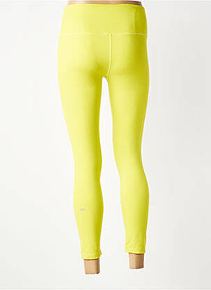Legging effet matière satinée taille normale jaune SPLITS59 femme