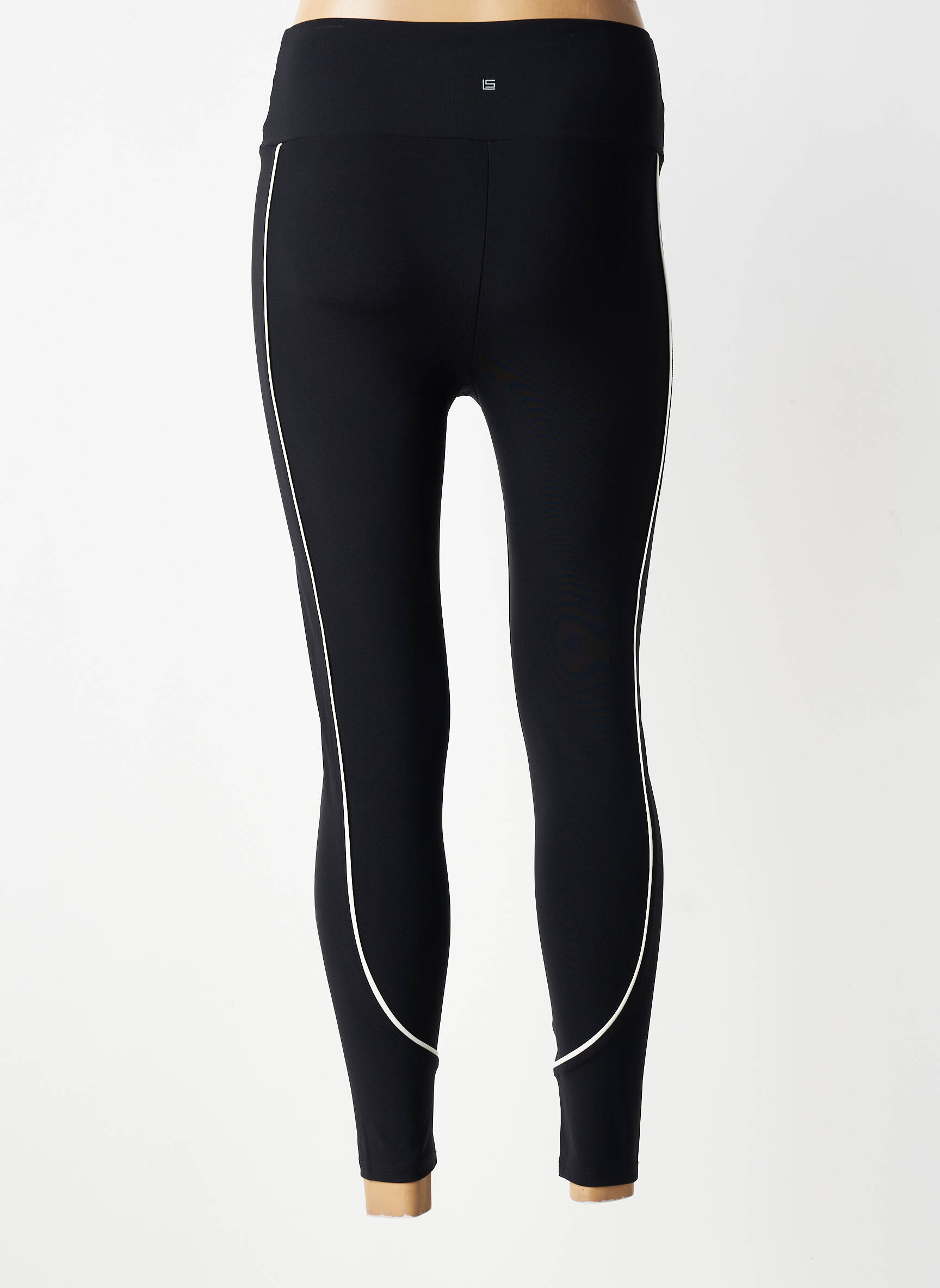 Legging effet matière satinée taille normale noir LANSTON SPORT femme