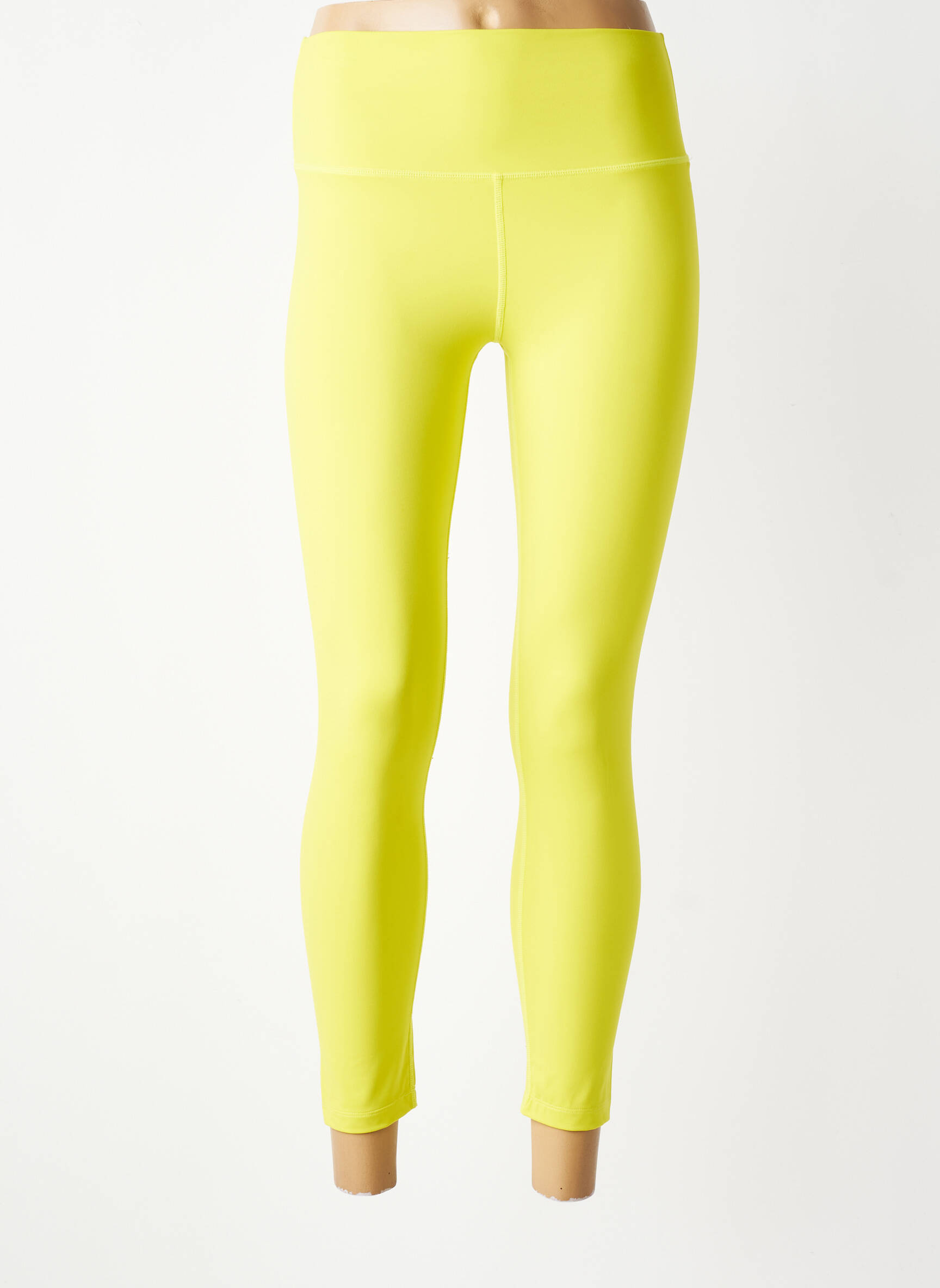 Legging effet matière satinée taille normale jaune SPLITS59 femme