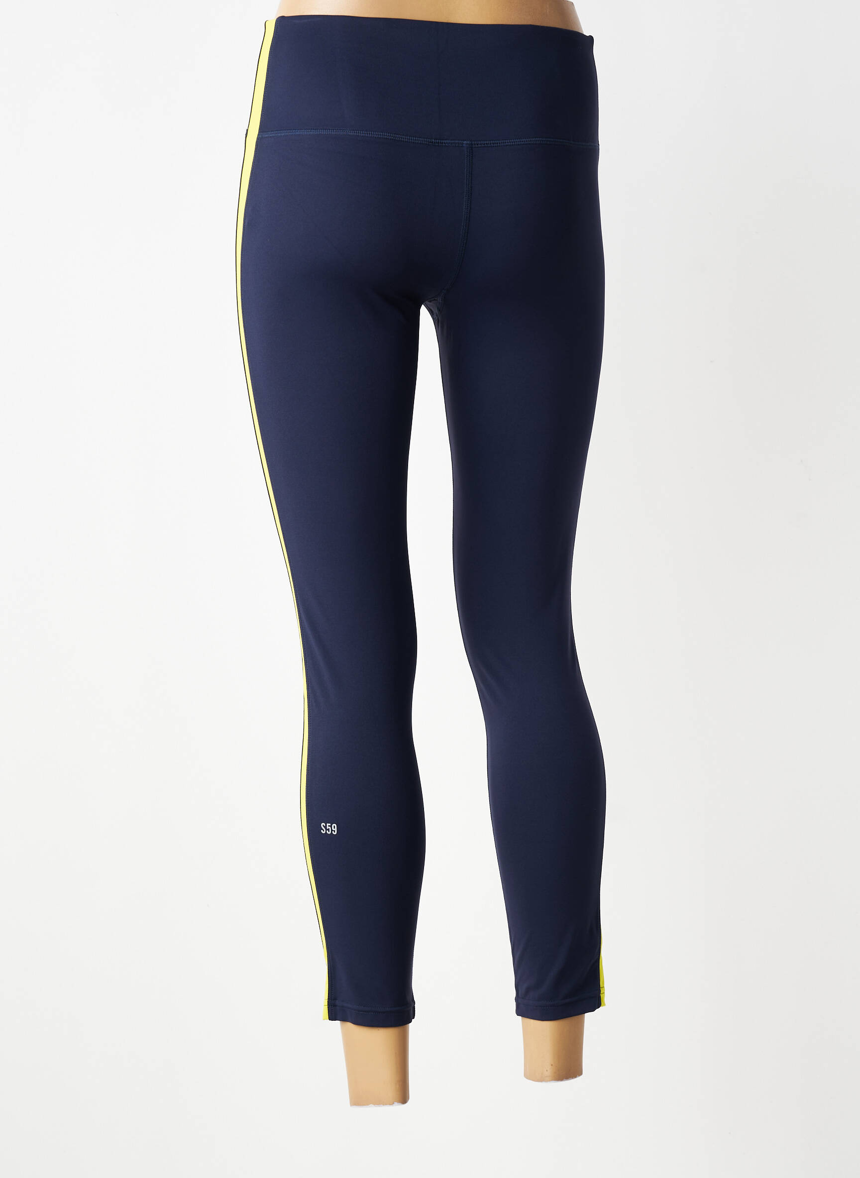Legging effet matière satinée taille normale bleu SPLITS59 femme
