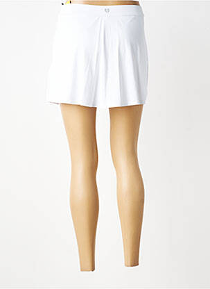 Jupe short stretch blanc ELEVEN femme