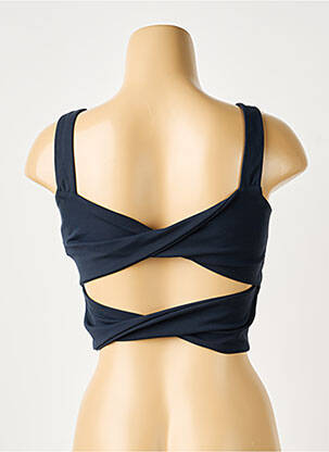 Soutien-gorge effet matière satinée brassieres bleu ELEVEN femme