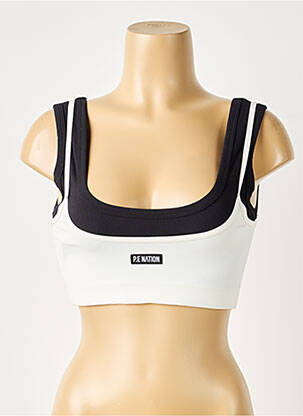 Soutien-gorge sans armature brassieres blanc P.E NATION femme