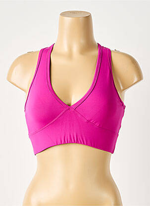 Soutien-gorge effet matière satinée brassieres rose NORBA femme