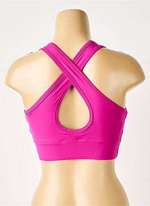 Soutien-gorge effet matière satinée brassieres rose NORBA femme