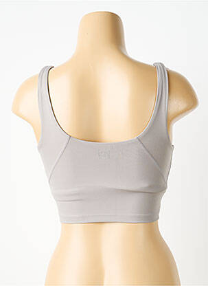 Soutien-gorge effet matière satinée brassieres gris LUNE ACTIVE femme