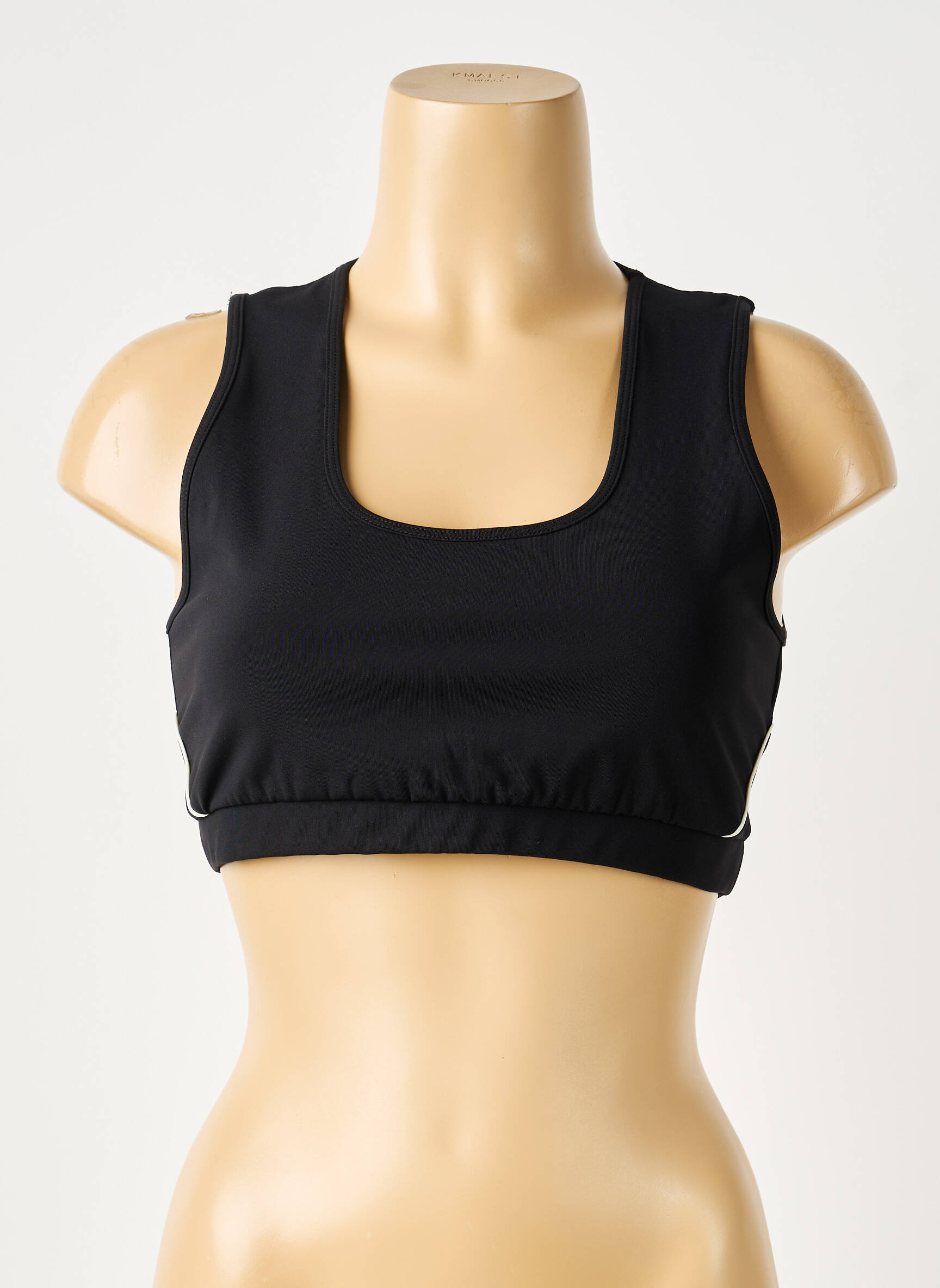 Soutien-gorge effet matière satinée brassieres noir LANSTON SPORT femme