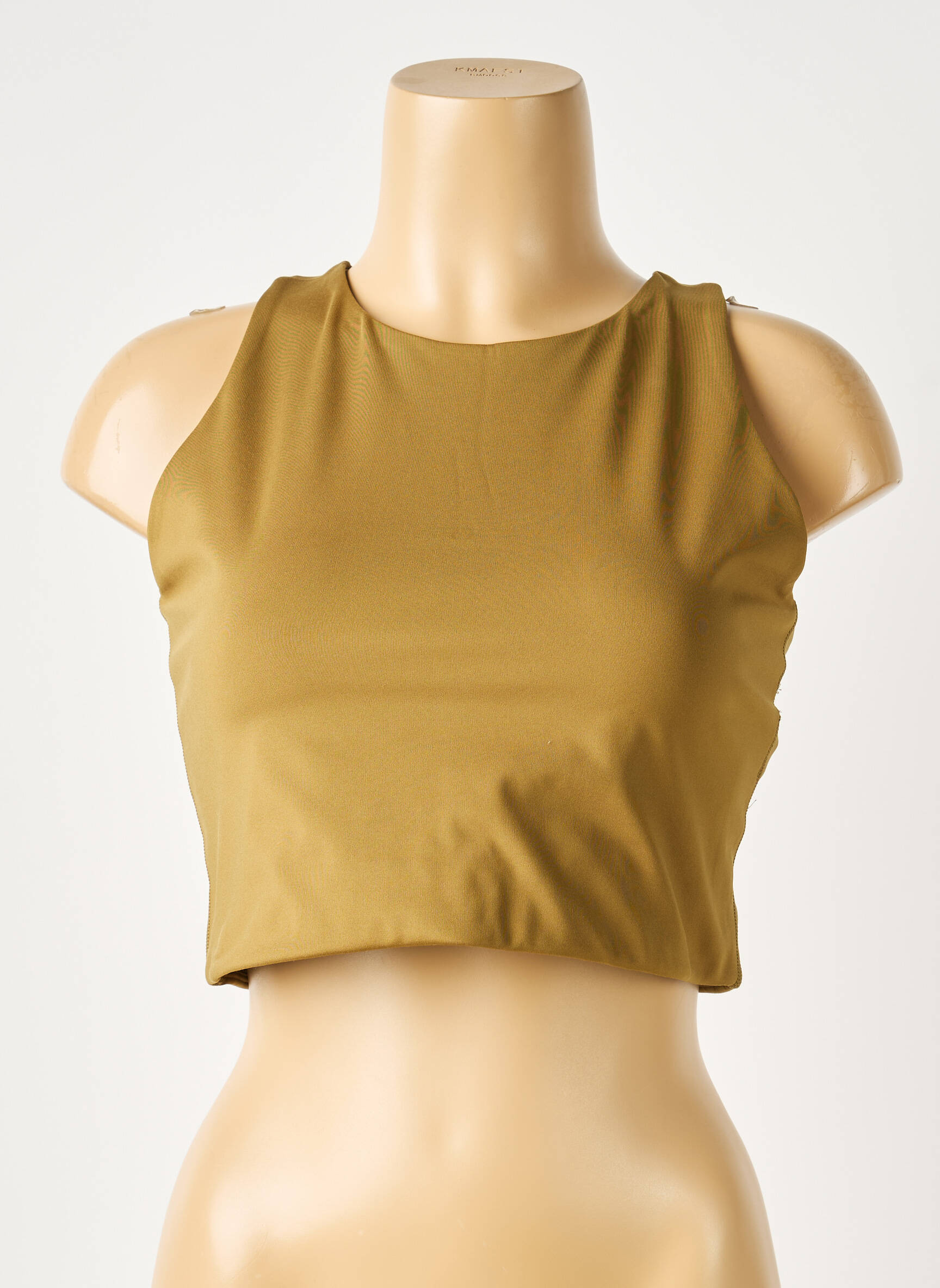 Soutien-gorge effet matière satinée brassieres vert GIRLFRIEND COLLECTIVE femme