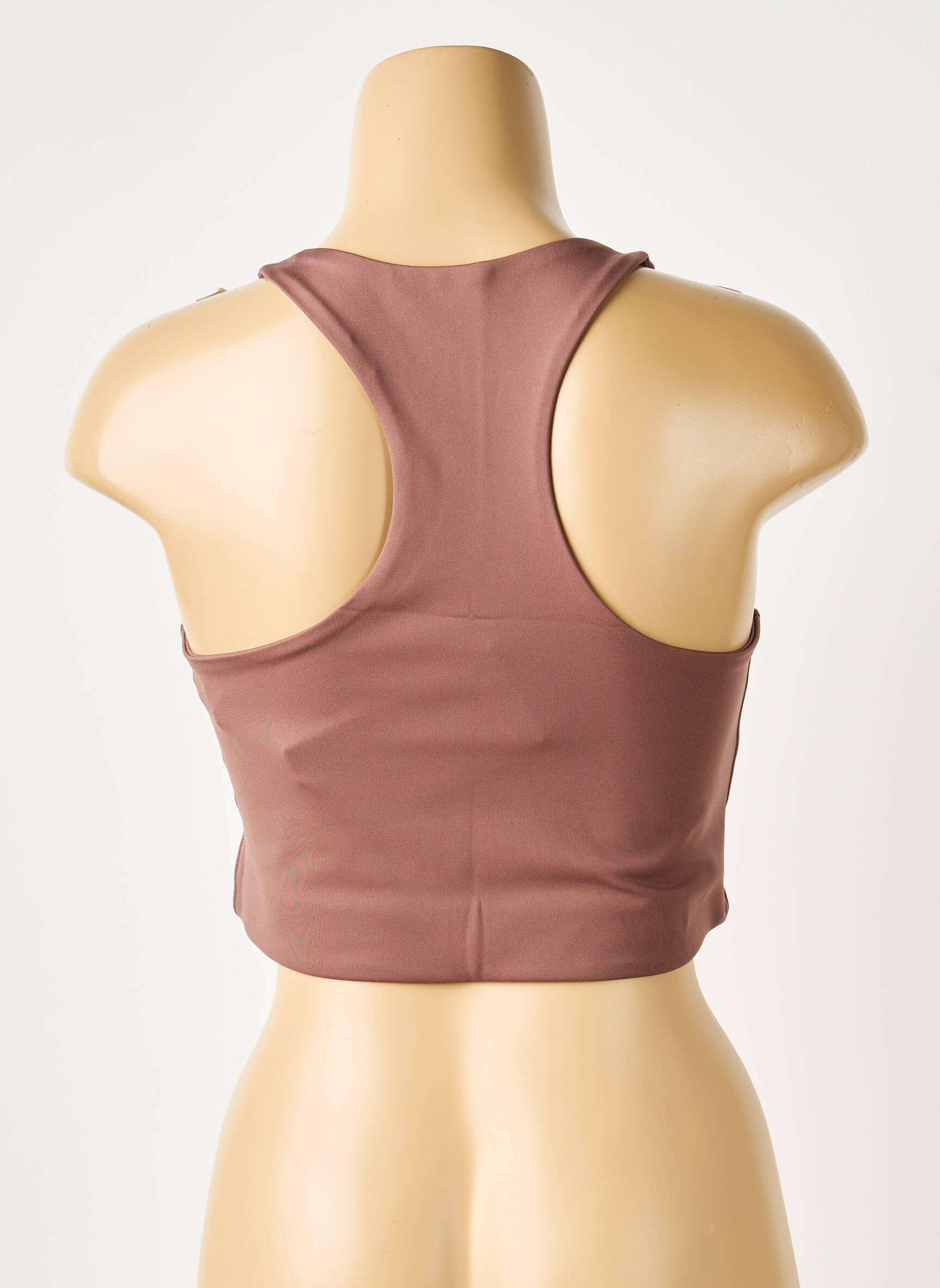Soutien-gorge effet matière satinée brassieres marron GIRLFRIEND COLLECTIVE femme