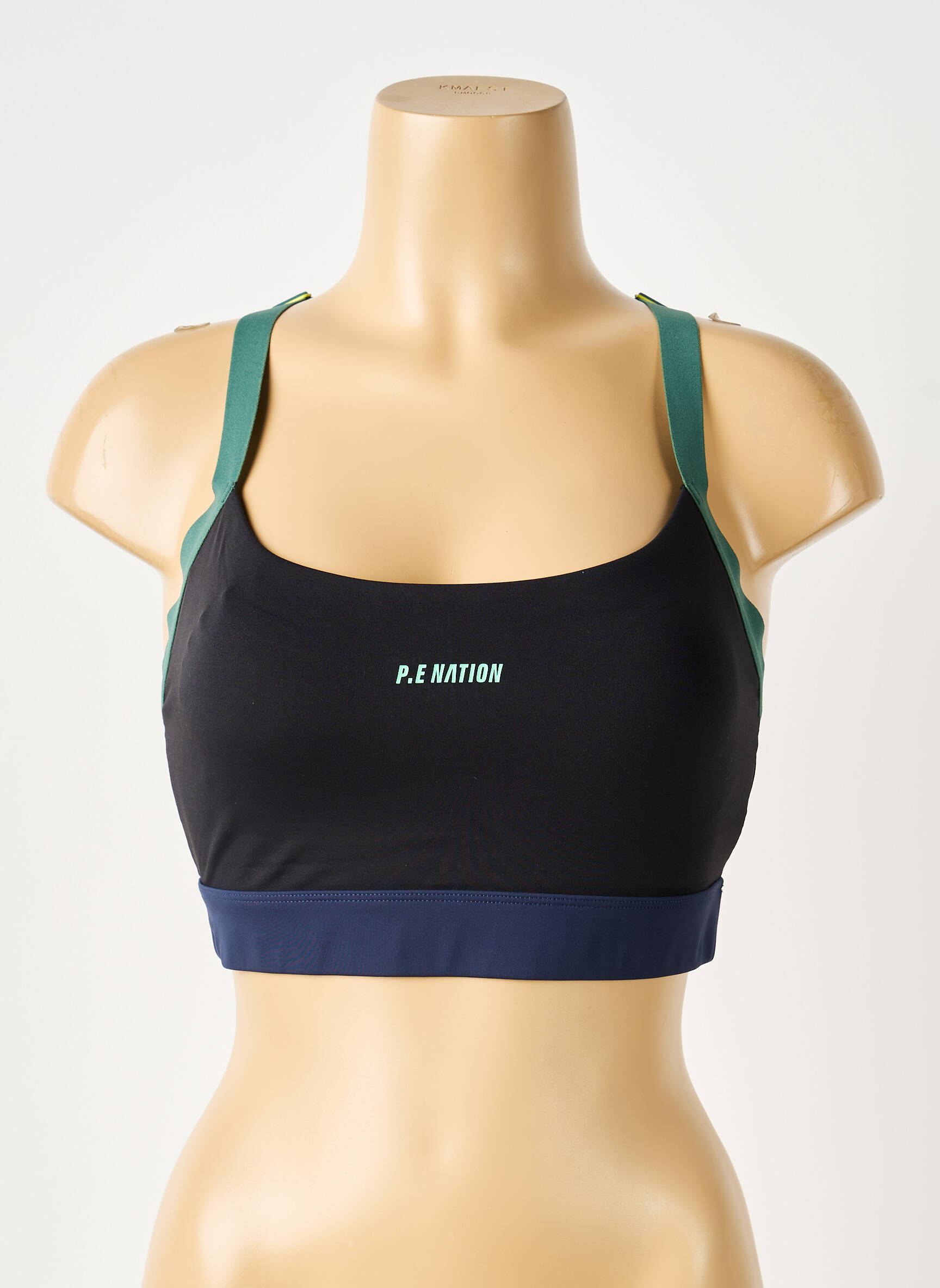 Soutien-gorge effet matière satinée brassieres vert P.E NATION femme