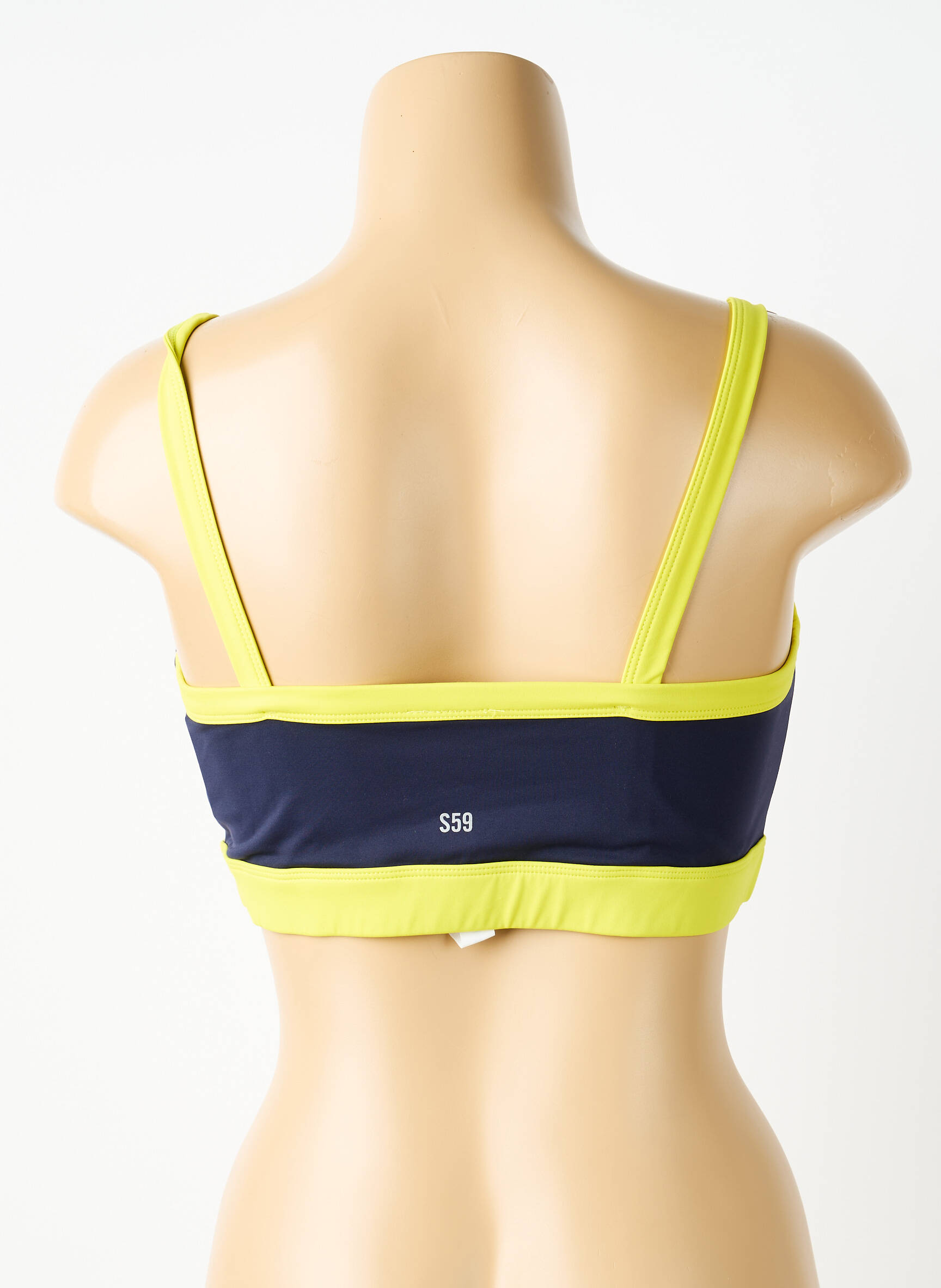 Soutien-gorge effet matière satinée brassieres bleu SPLITS59 femme