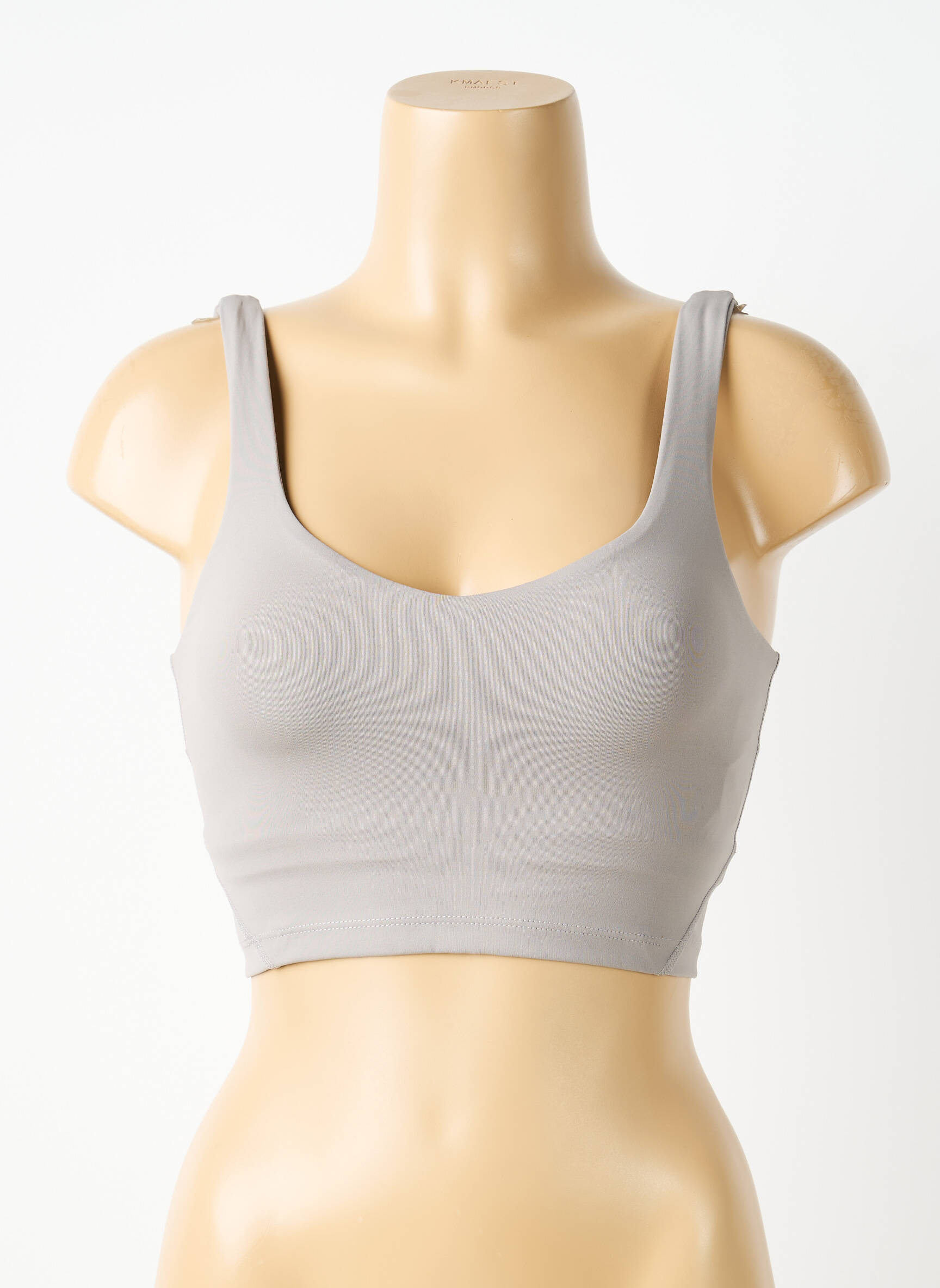 Soutien-gorge effet matière satinée brassieres gris LUNE ACTIVE femme