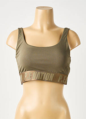 Soutien-gorge effet matière satinée brassieres vert P.E NATION femme