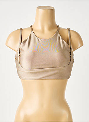Soutien-gorge effet matière satinée brassieres or NORBA femme