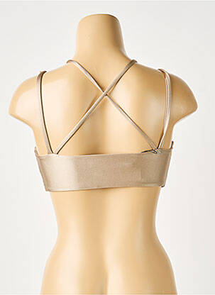 Soutien-gorge effet matière satinée brassieres or NORBA femme