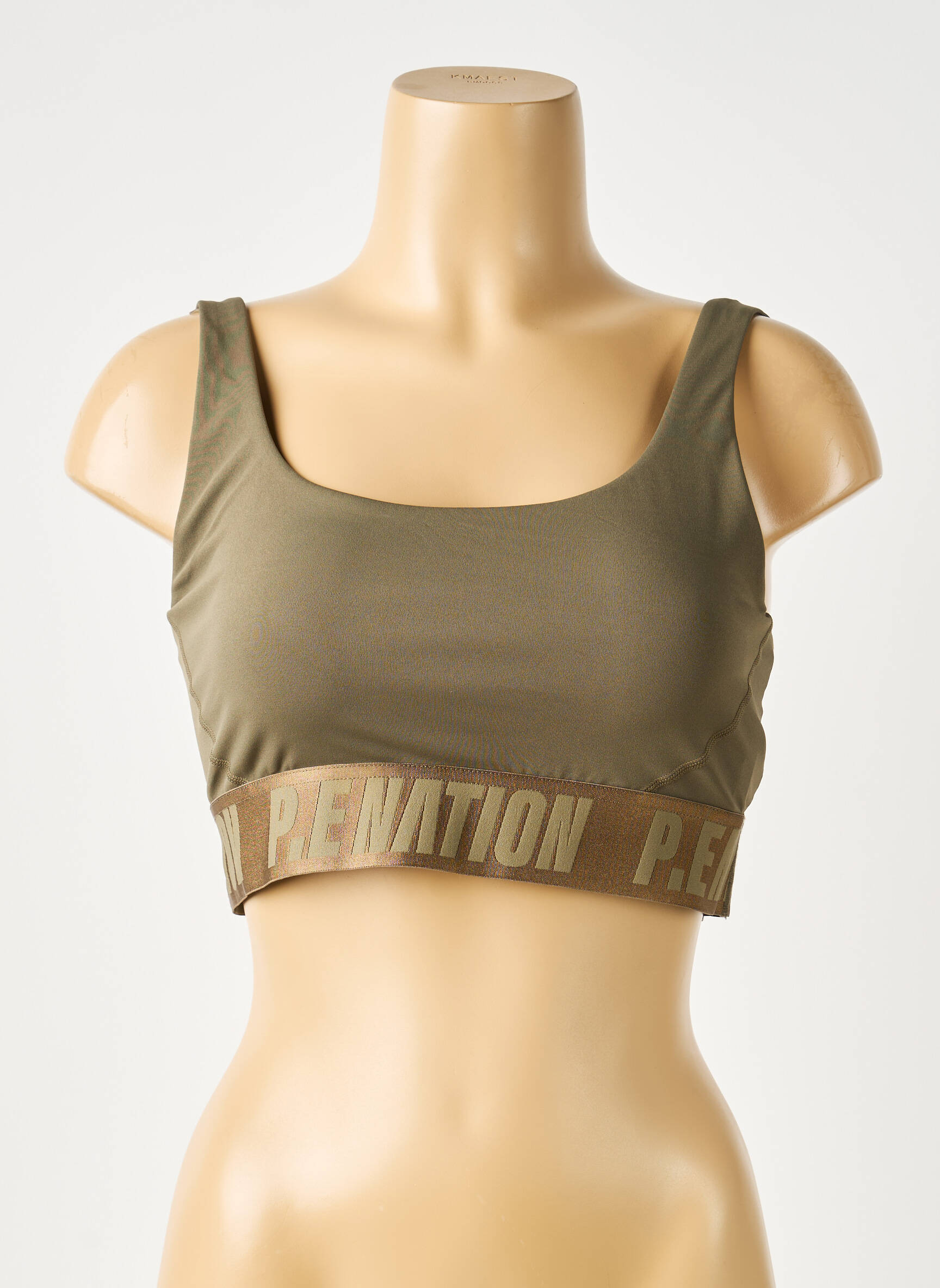 Soutien-gorge effet matière satinée brassieres vert P.E NATION femme