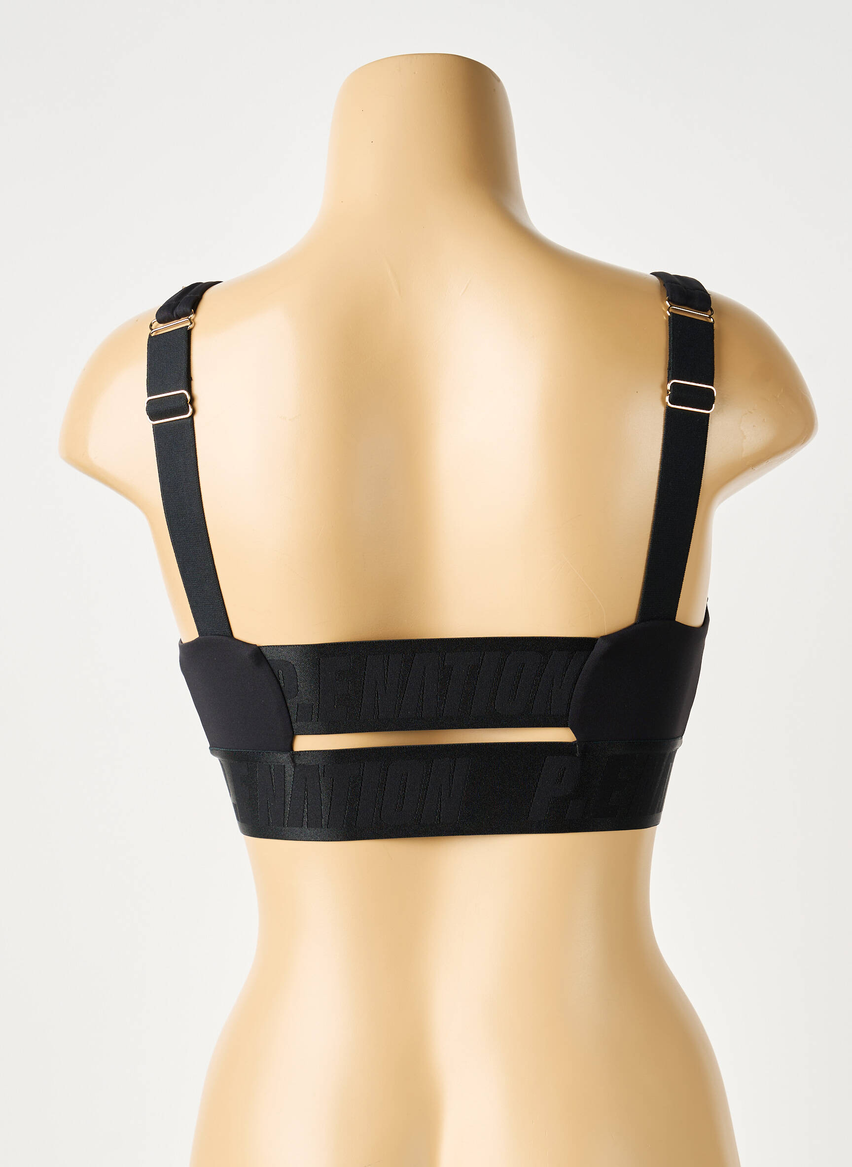 Soutien-gorge effet matière satinée brassieres noir P.E NATION femme