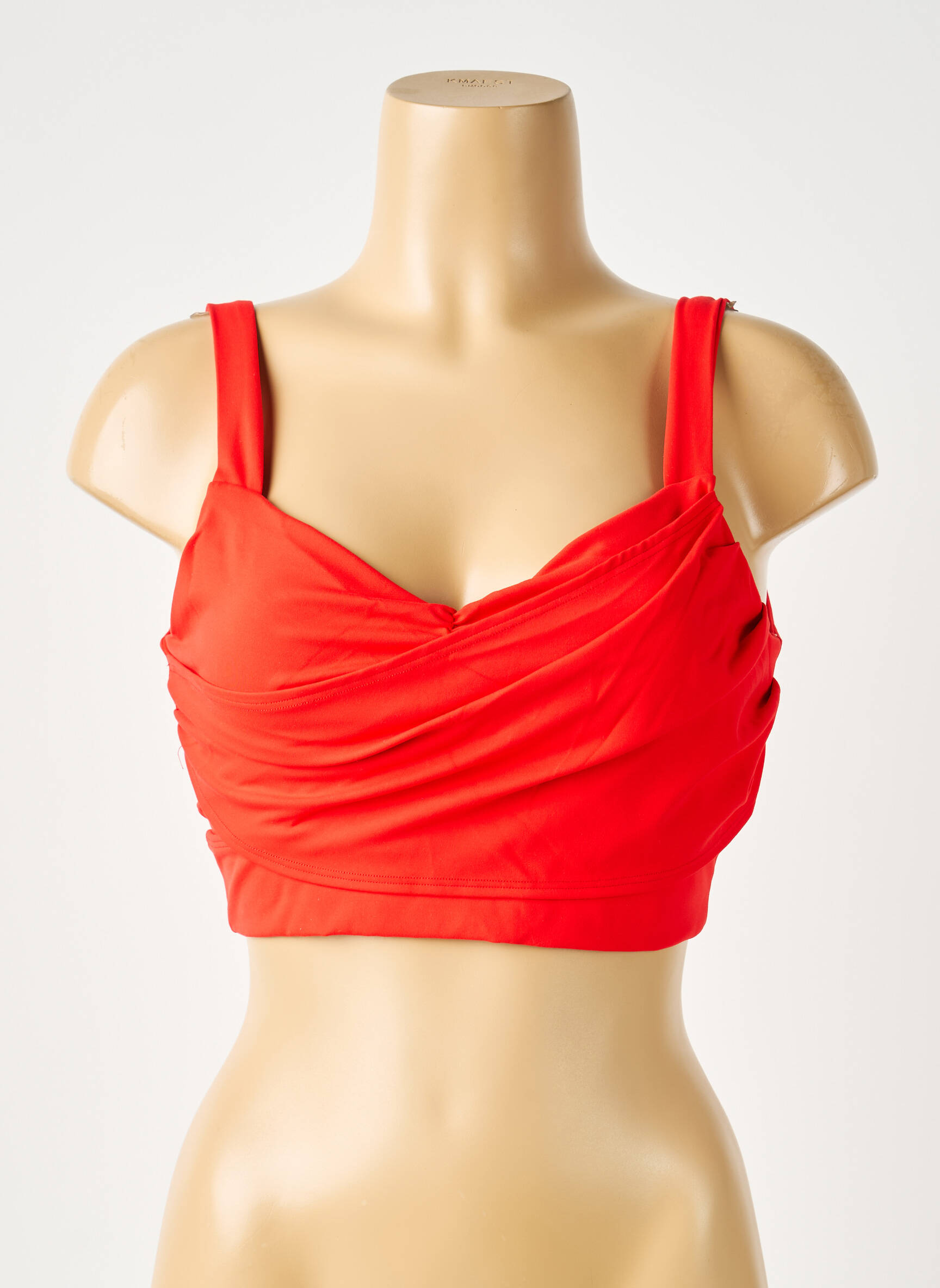 Soutien-gorge sans armature brassieres rouge ELEVEN femme