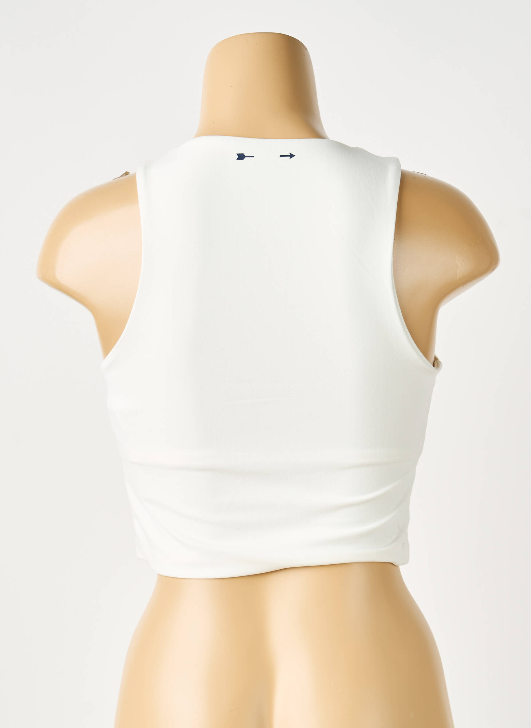 Soutien-gorge effet matière satinée brassieres blanc THE UPSIDE femme