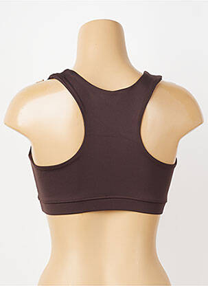 Soutien-gorge effet matière satinée brassieres marron YEAR OF OURS femme