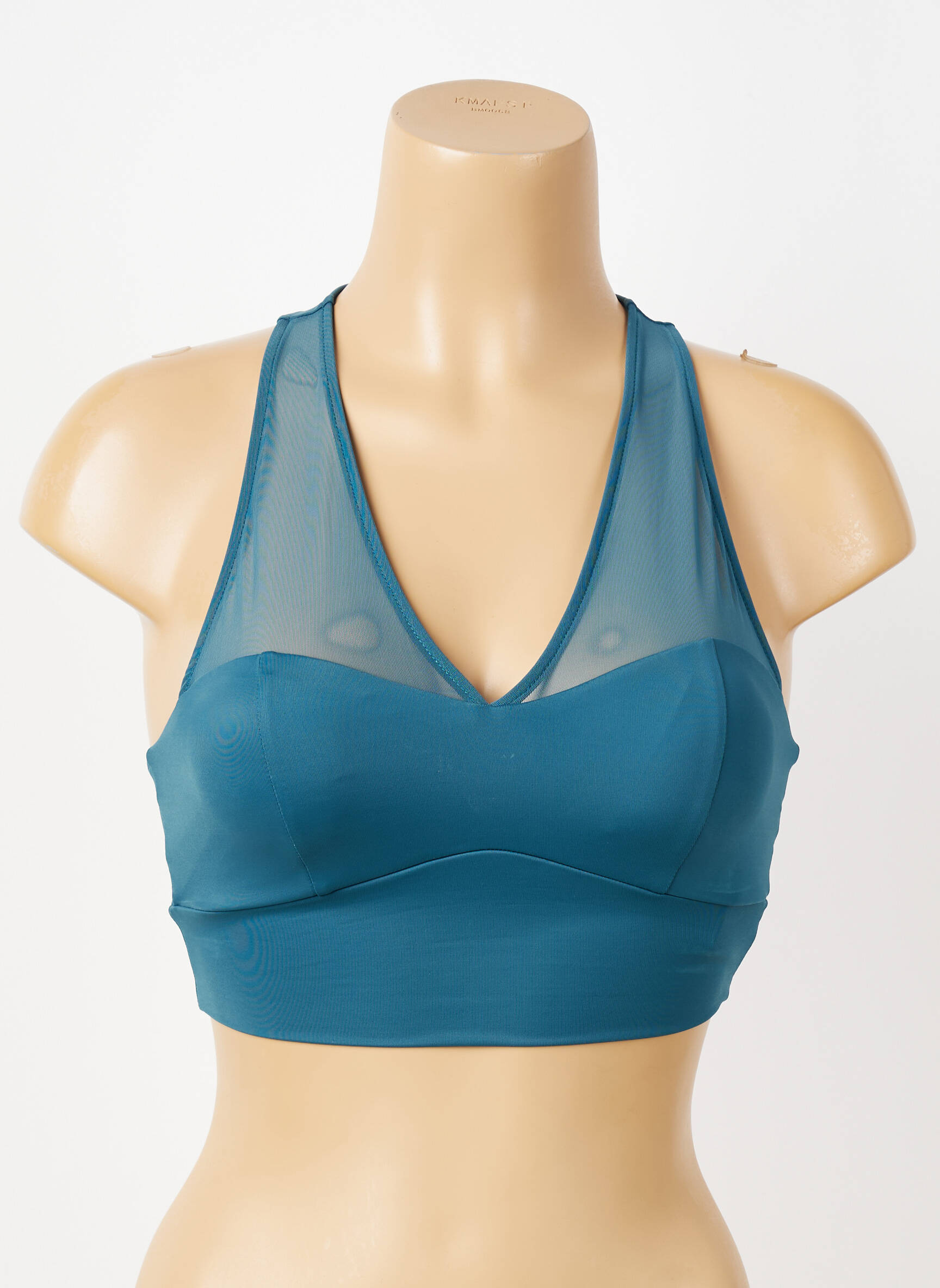 Soutien-gorge effet matière satinée brassieres vert LANSTON SPORT femme