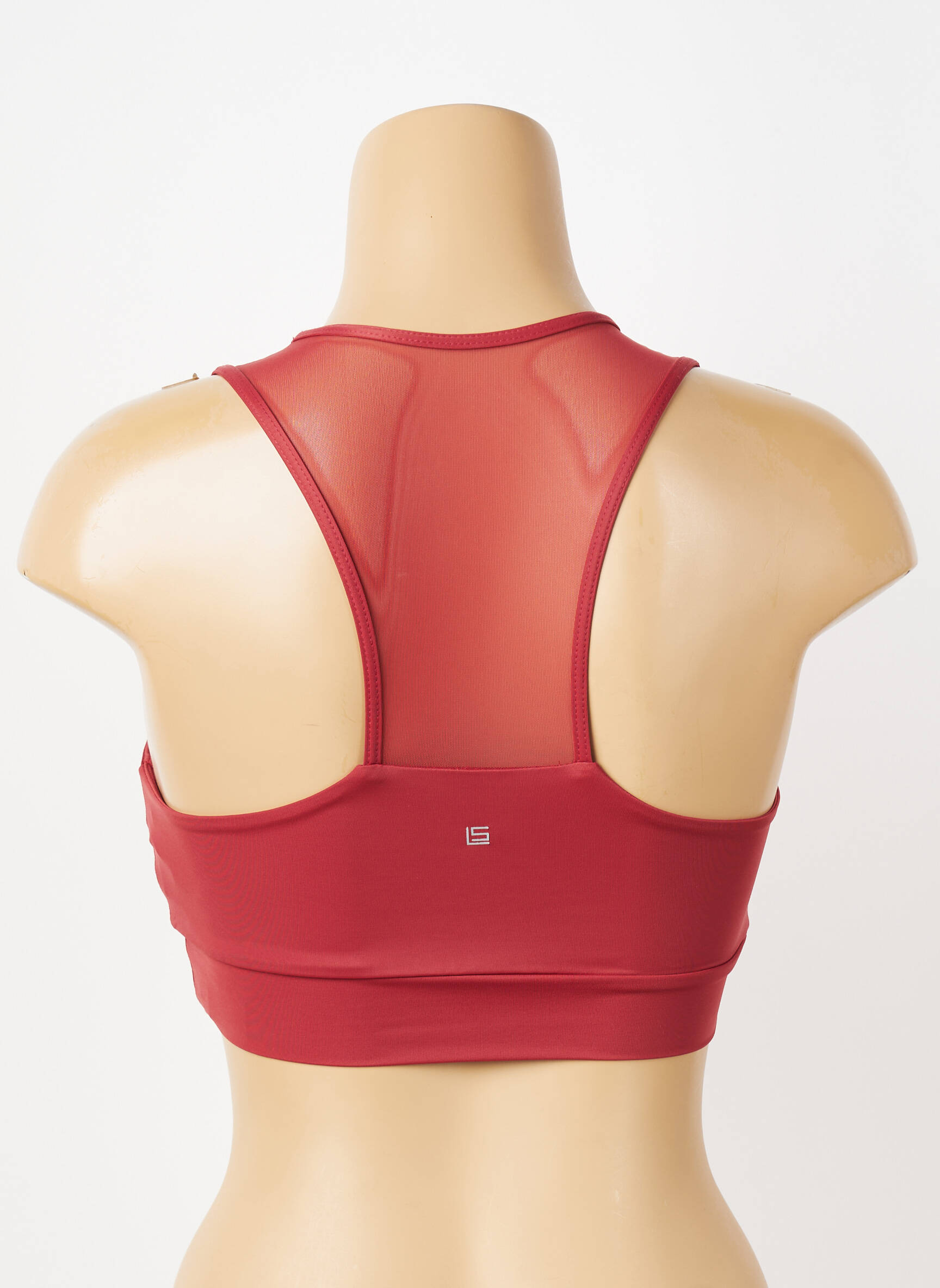 Soutien-gorge effet matière satinée brassieres marron LANSTON SPORT femme