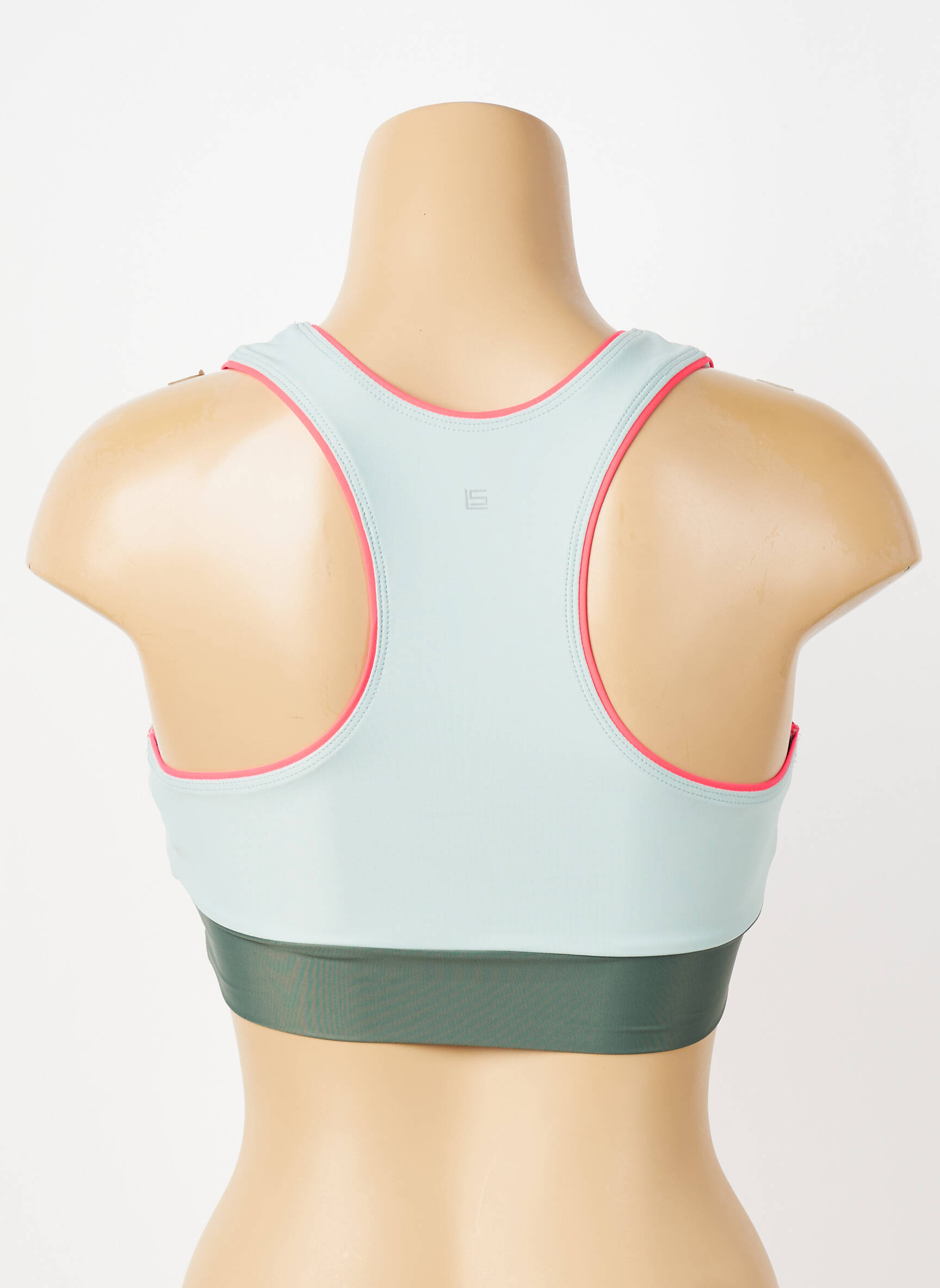 Soutien-gorge effet matière satinée brassieres vert LANSTON SPORT femme