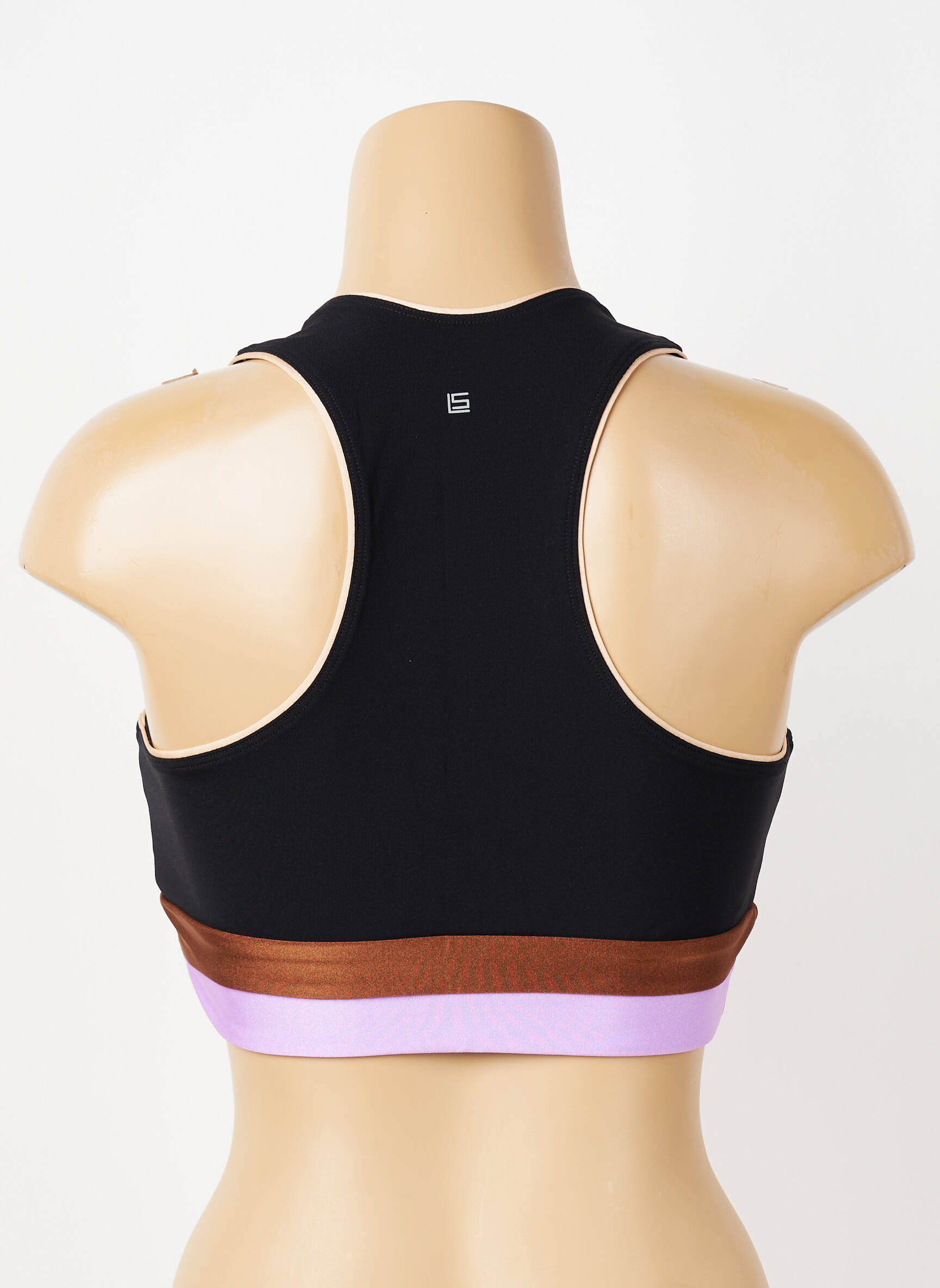 Soutien-gorge effet matière satinée brassieres noir LANSTON SPORT femme