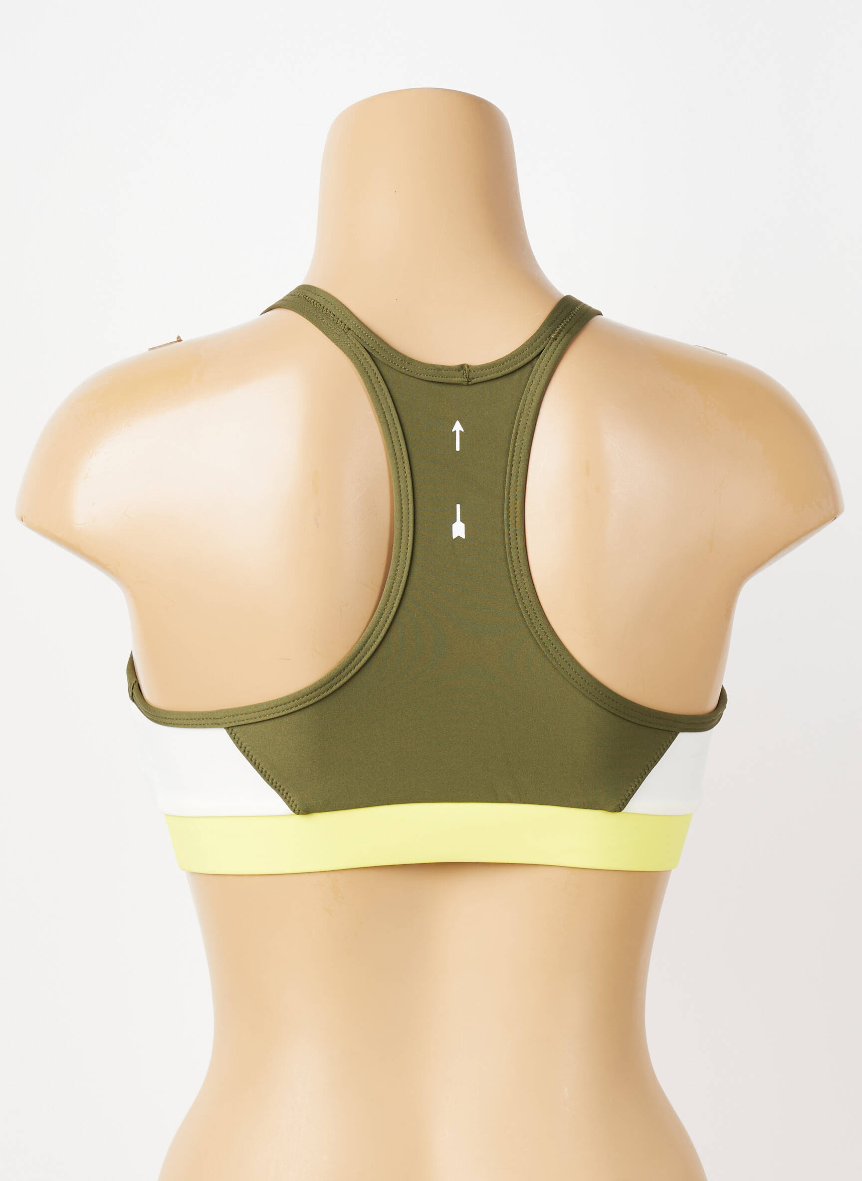 Soutien-gorge effet matière satinée brassieres vert THE UPSIDE femme