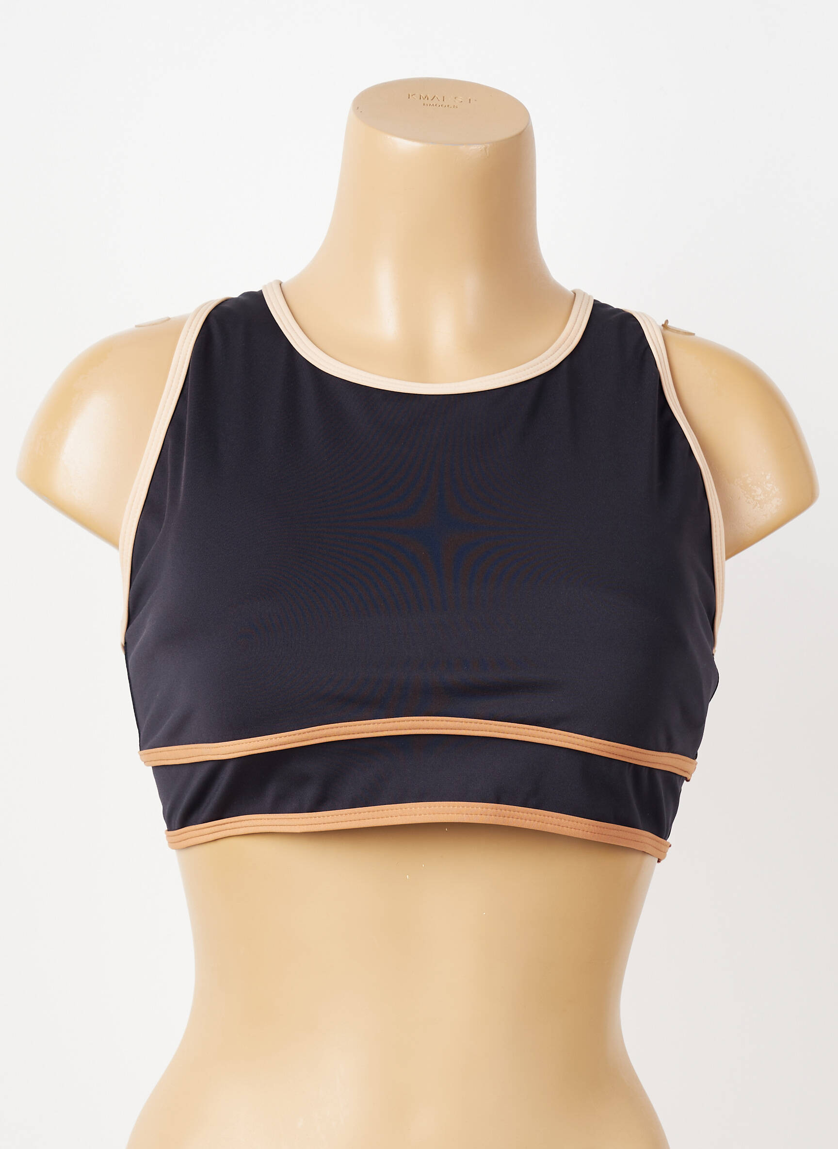 Soutien-gorge effet matière satinée brassieres noir THE UPSIDE femme