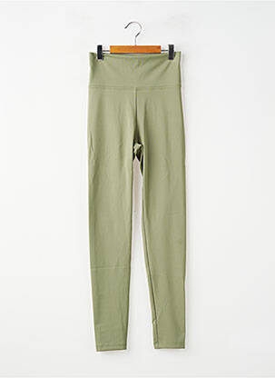 Legging taille haute taille haute vert NORBA femme