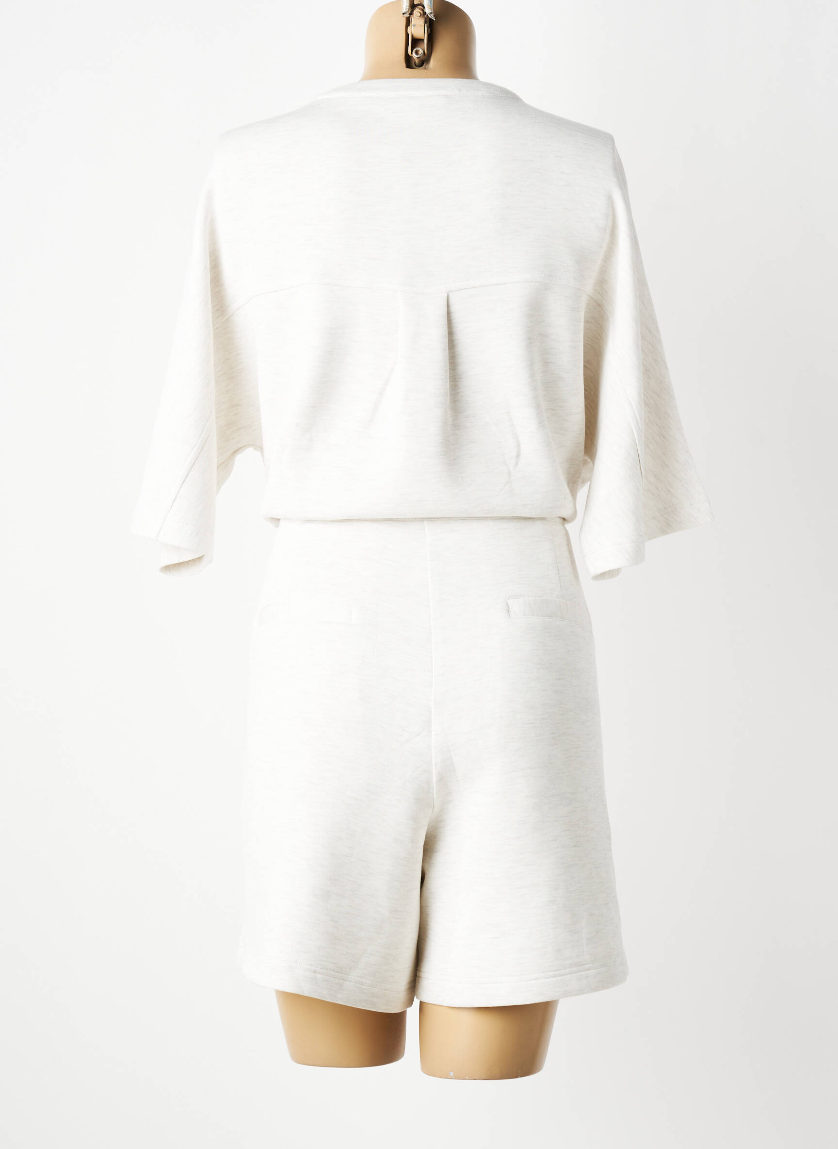 Combishort manches courtes manches courtes blanc VARLEY femme