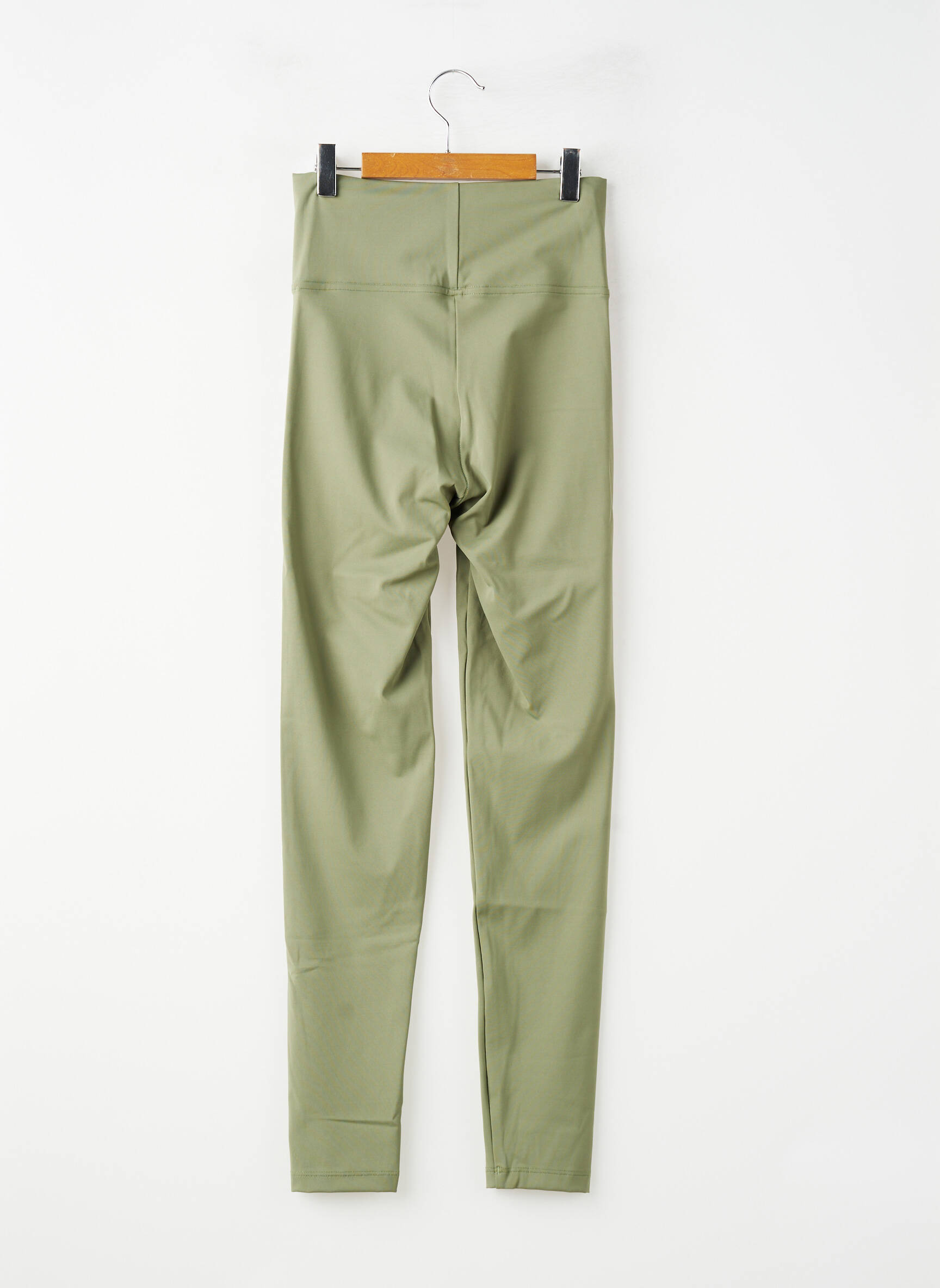 Legging taille haute taille haute vert NORBA femme