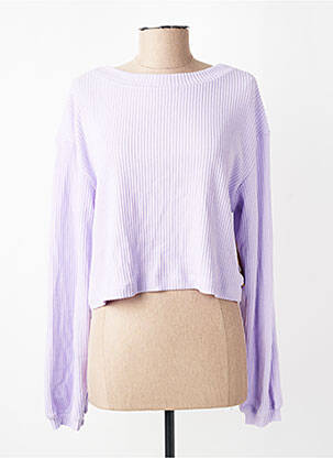 Top manches longues manches longues violet ELEVEN femme