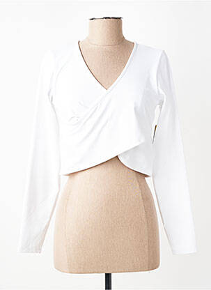 Top manches longues manches longues blanc ELEVEN femme