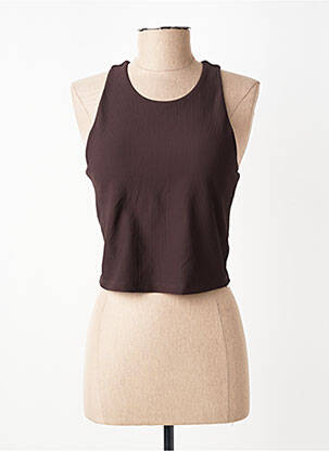 Top stretch sans manche marron VARLEY femme