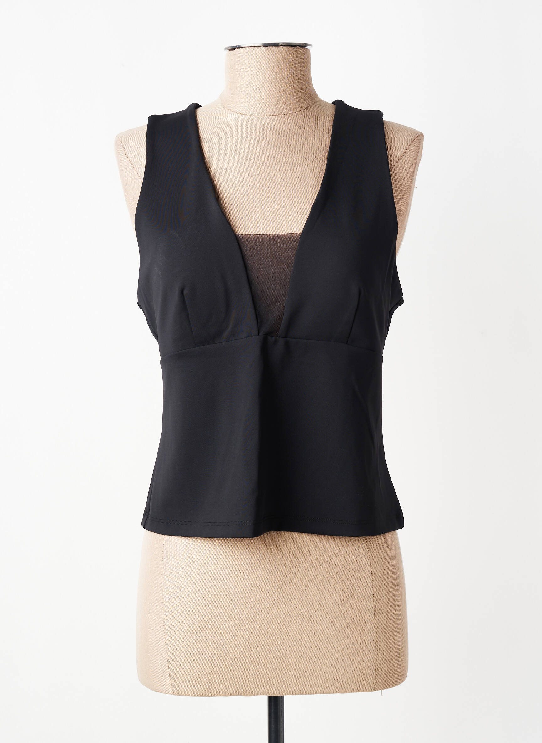 Top stretch sans manche noir LANSTON SPORT femme