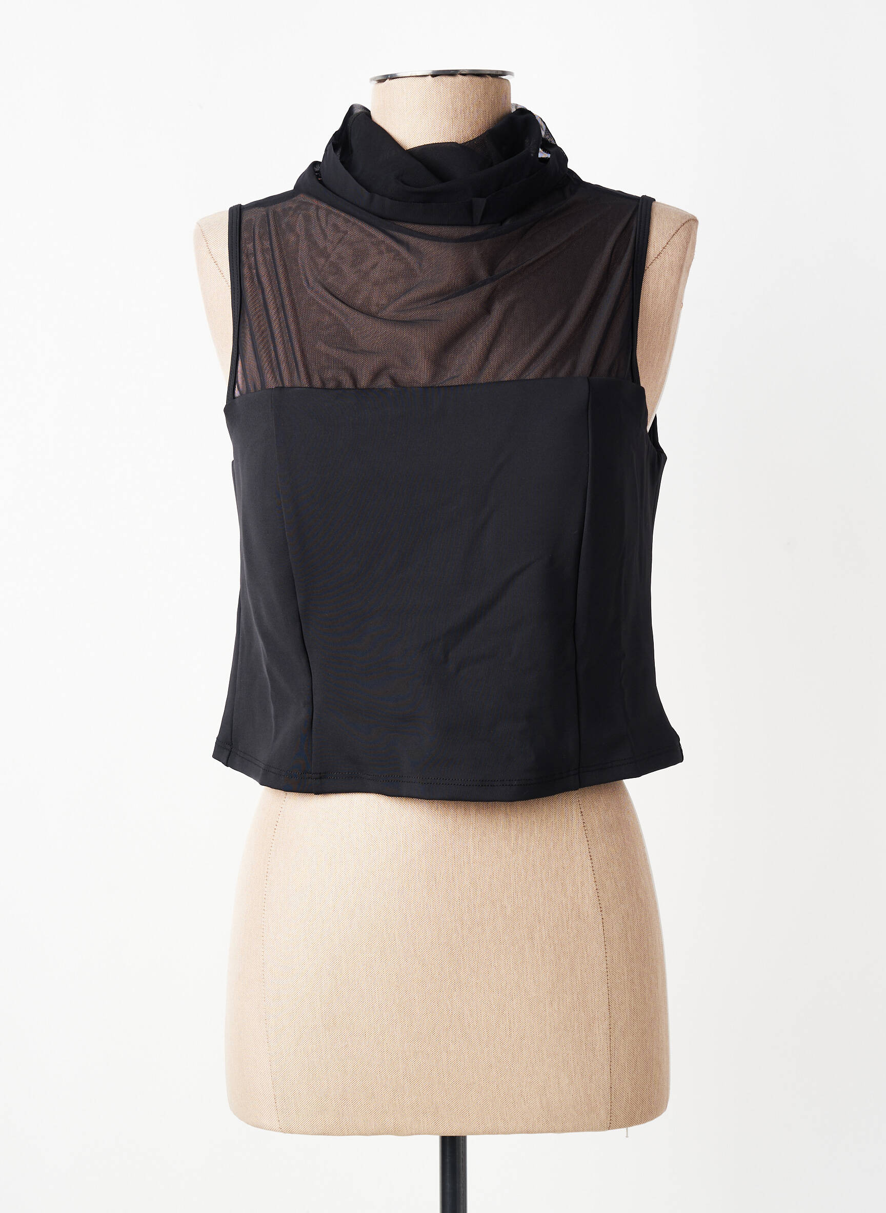 Top stretch sans manche noir LANSTON SPORT femme