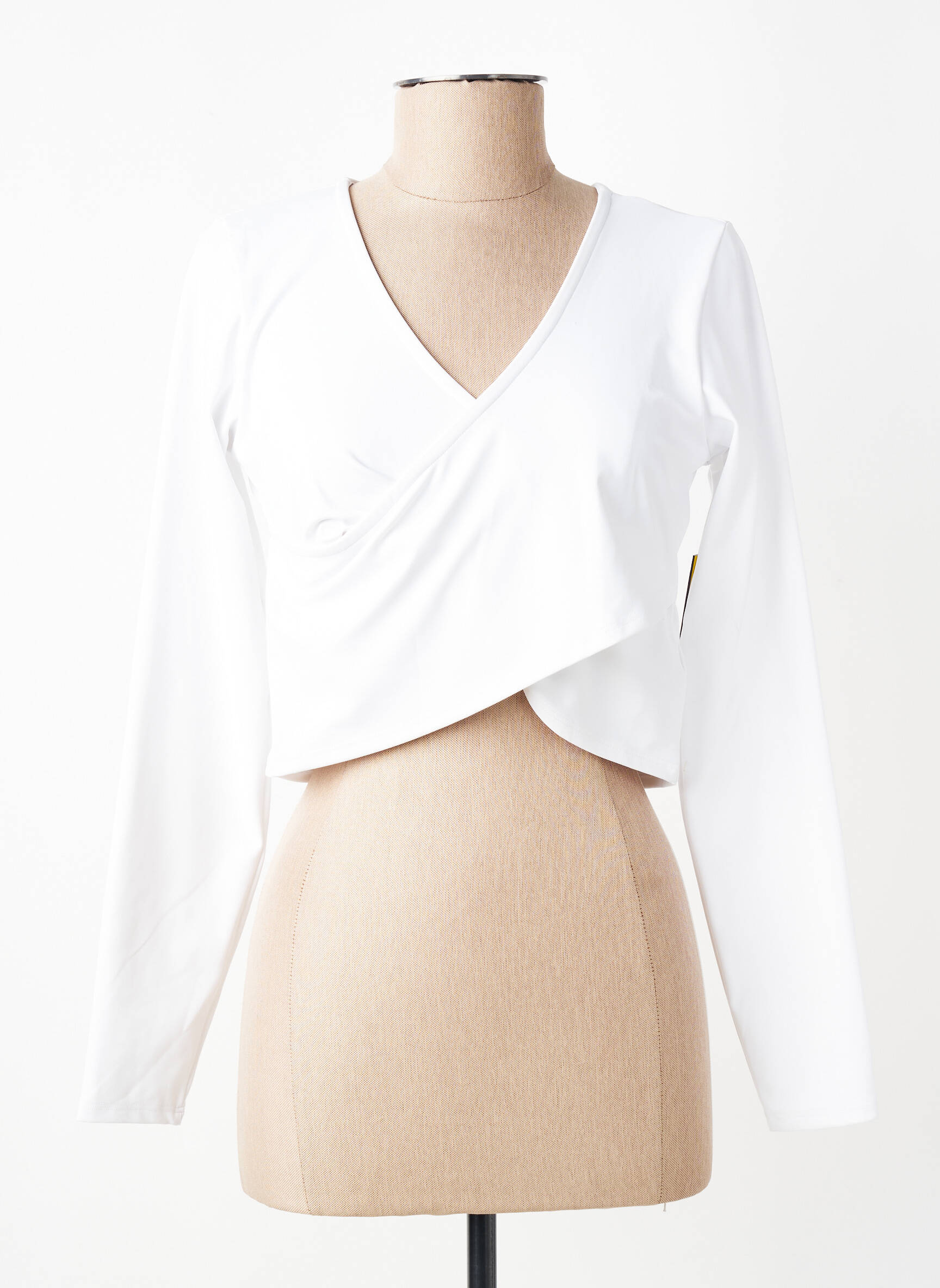 Top manches longues manches longues blanc ELEVEN femme