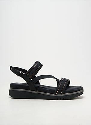 Sandales/nu pieds matière lisse talon de 4 à 6cm noir TAMARIS femme