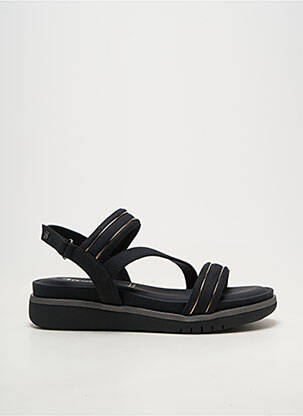 Sandales/nu pieds matière lisse talon de 4 à 6cm noir TAMARIS femme