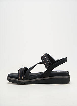 Sandales/nu pieds matière lisse talon de 4 à 6cm noir TAMARIS femme