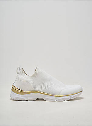 Baskets bout rond talon plat jusqu'à 3cm blanc XTI femme