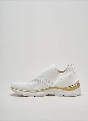 Baskets bout rond talon plat jusqu'à 3cm blanc XTI femme
