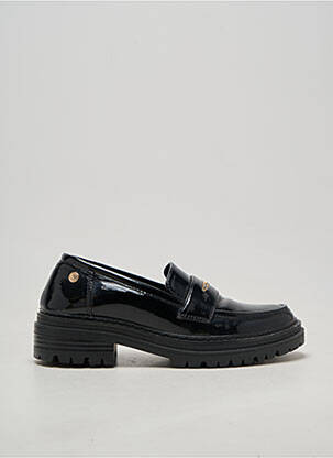 Mocassins matière lisse talon de 4 à 6cm noir XTI femme