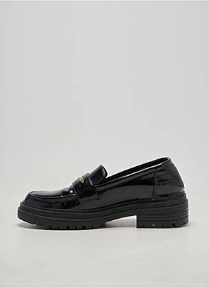 Mocassins matière lisse talon de 4 à 6cm noir XTI femme