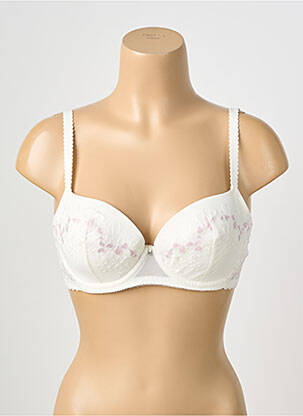 Soutien-gorge broderie haut soutien-gorge moulé blanc WACOAL femme