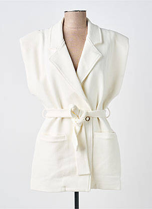 Blazer poches blanc LUNE ACTIVE femme